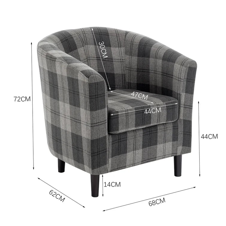 Oldfield Upholstered Barrel Chair