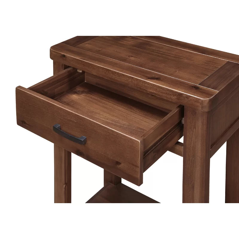 Aleksi Solid Wood Console Table Ouch Cart