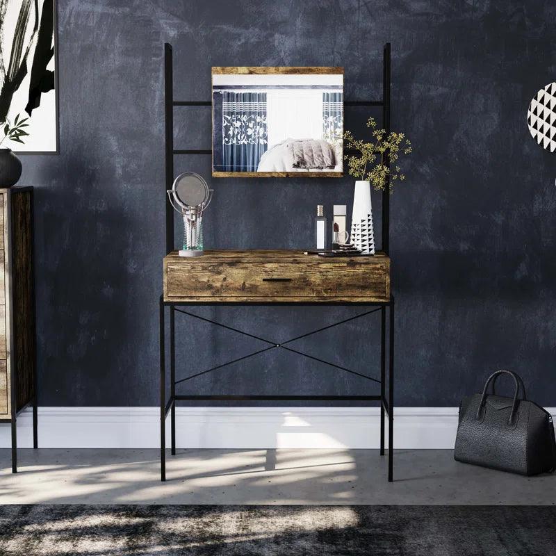 Ines Dressing Table with Mirror - Ouch Cart