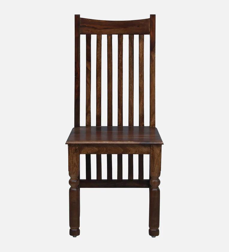 Sheesham Wood 4 Seater Dining Set In Provincial Teak Finish - Ouch Cart