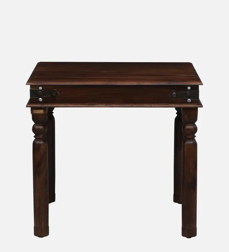 Sheesham Wood 4 Seater Dining Set In Provincial Teak Finish - Ouch Cart