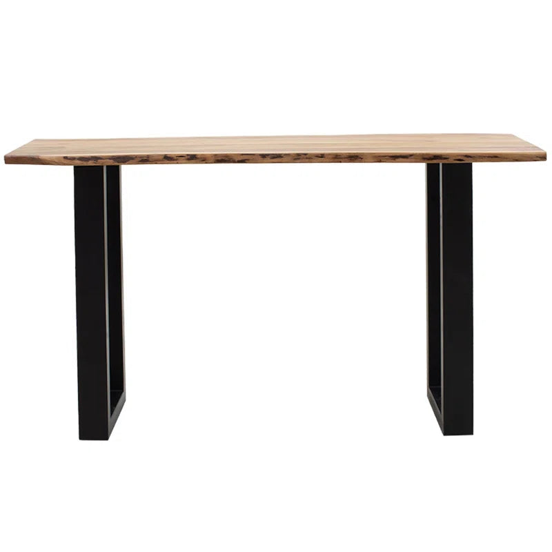 Lenna Solid Wood Top Console Table
