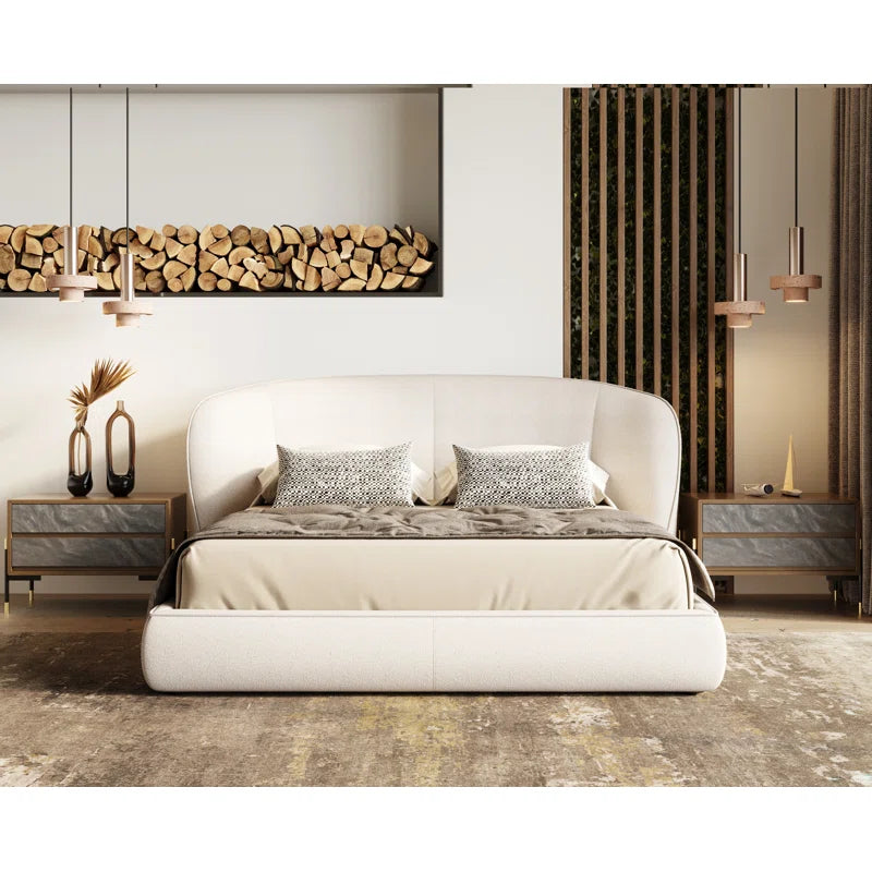 Peppadew Upholstered Platform Bed OUCH CART