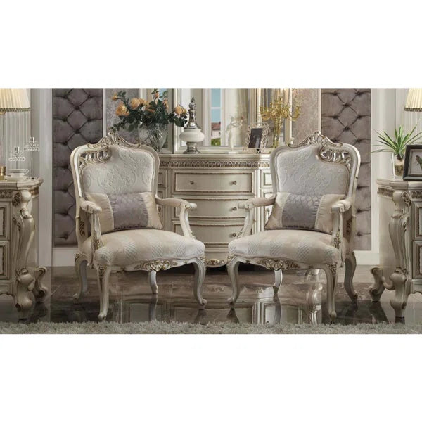Ouch Cart Picardy Traditional Accent Chair with Cabriole Legs
