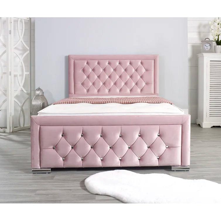Pontmain Upholstered Bed Frame - Ouch Cart