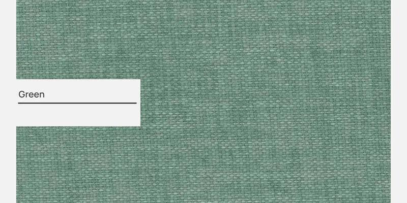 Fabric 3 Seater Sofa In Green Colour - Ouch Cart