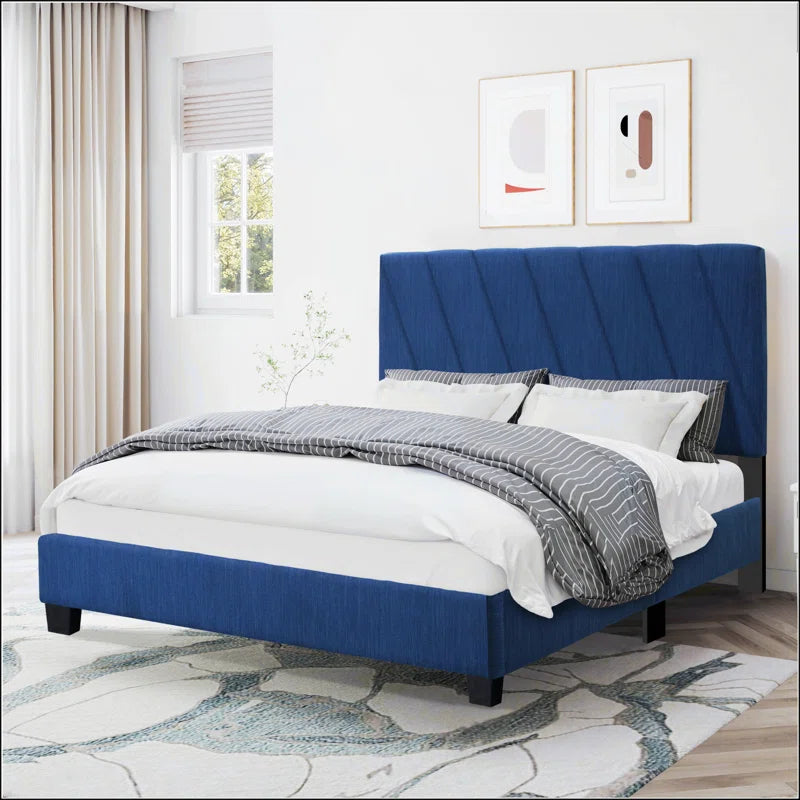 Queen Size Adjustable Upholstered Bed