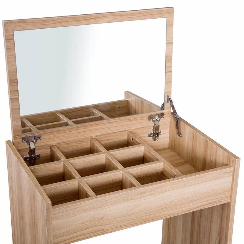 Maja Dressing Table with Mirror - Ouch Cart