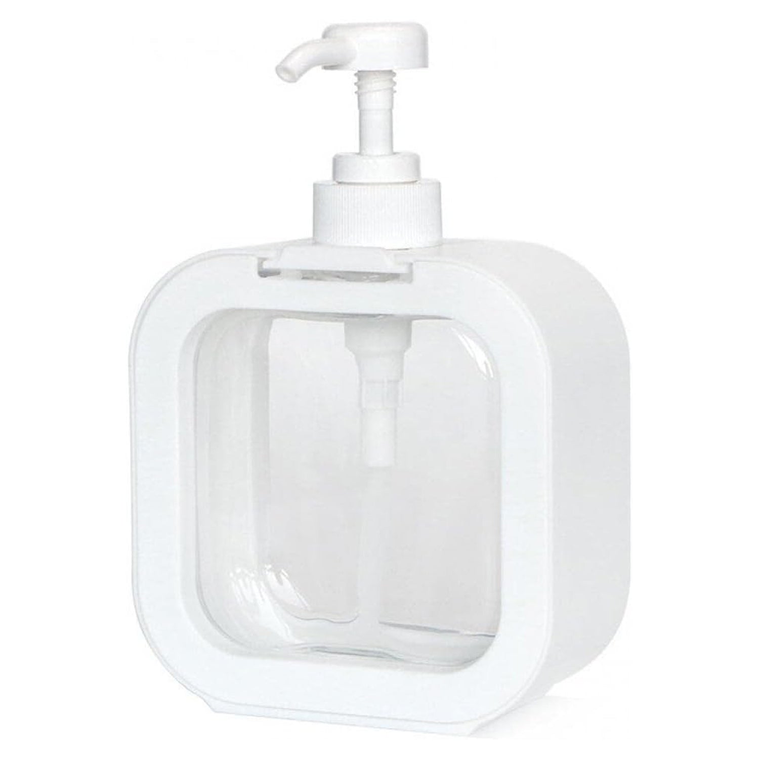 Snap Sink Dispenser Plastic Clear Empty Pump Lotion Bottles (1 Set) Wukusy