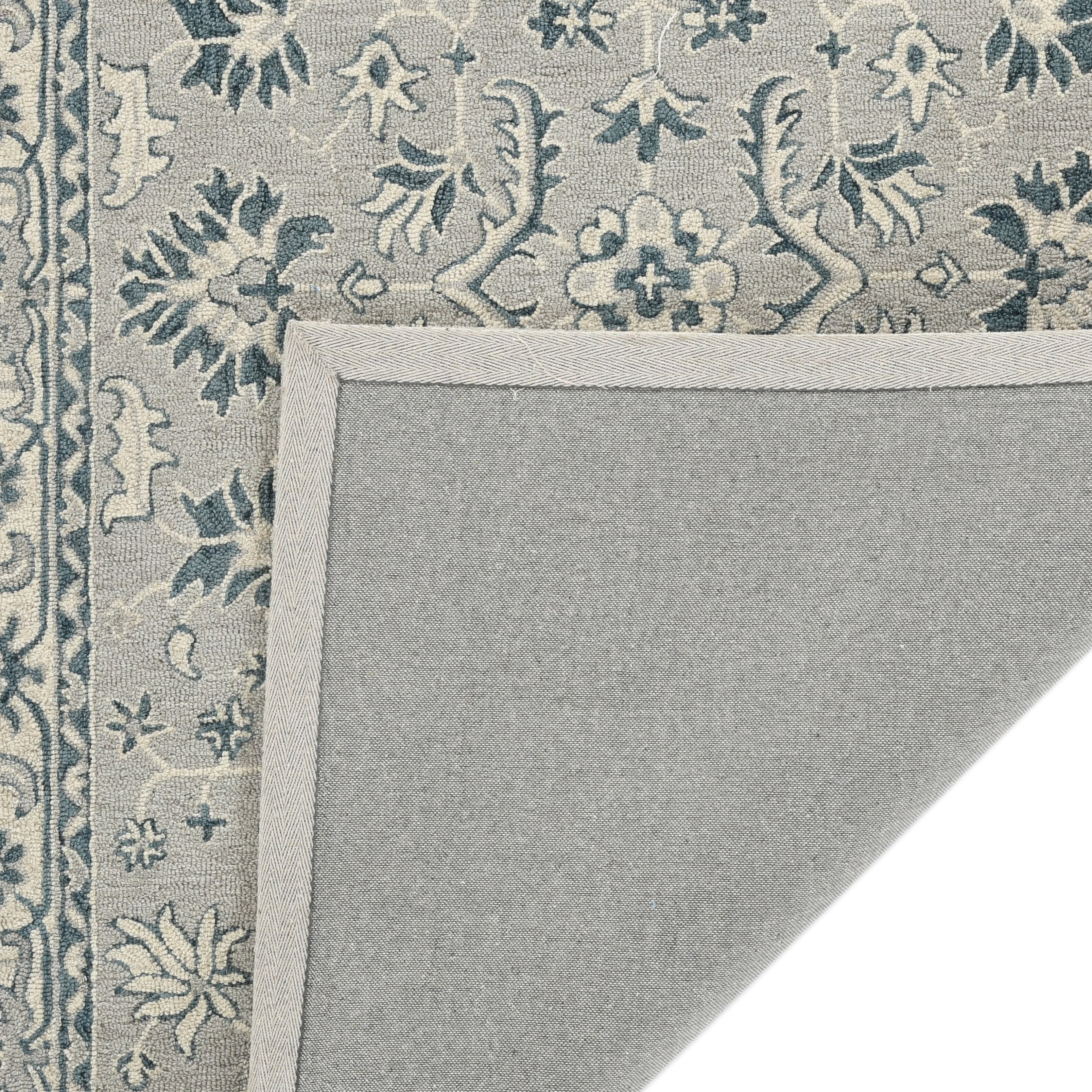 Saraswati Global Rug, Wool Area Rug, 4x6 Feet, Luxurius Rug, Ideal for Bedroom, Living Room, and Dining Room, Kids Room, Office Rug, Anti-Skid & Anti Slip Backing Carpet.