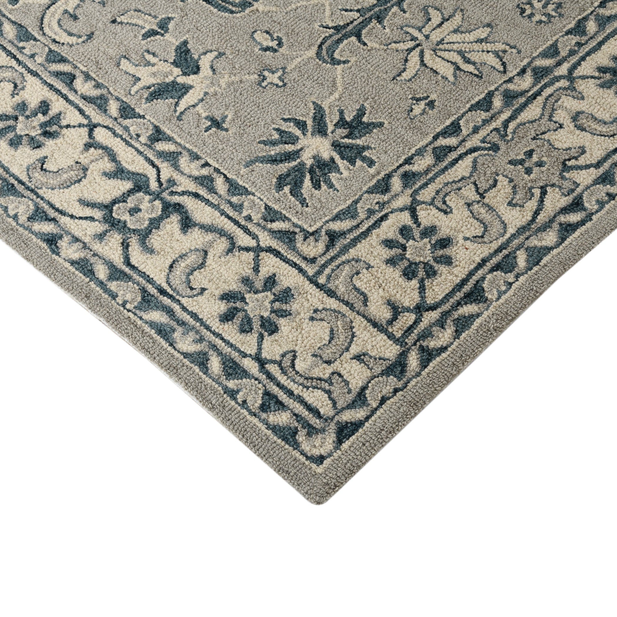 Saraswati Global Rug, Wool Area Rug, 4x6 Feet, Luxurius Rug, Ideal for Bedroom, Living Room, and Dining Room, Kids Room, Office Rug, Anti-Skid & Anti Slip Backing Carpet.