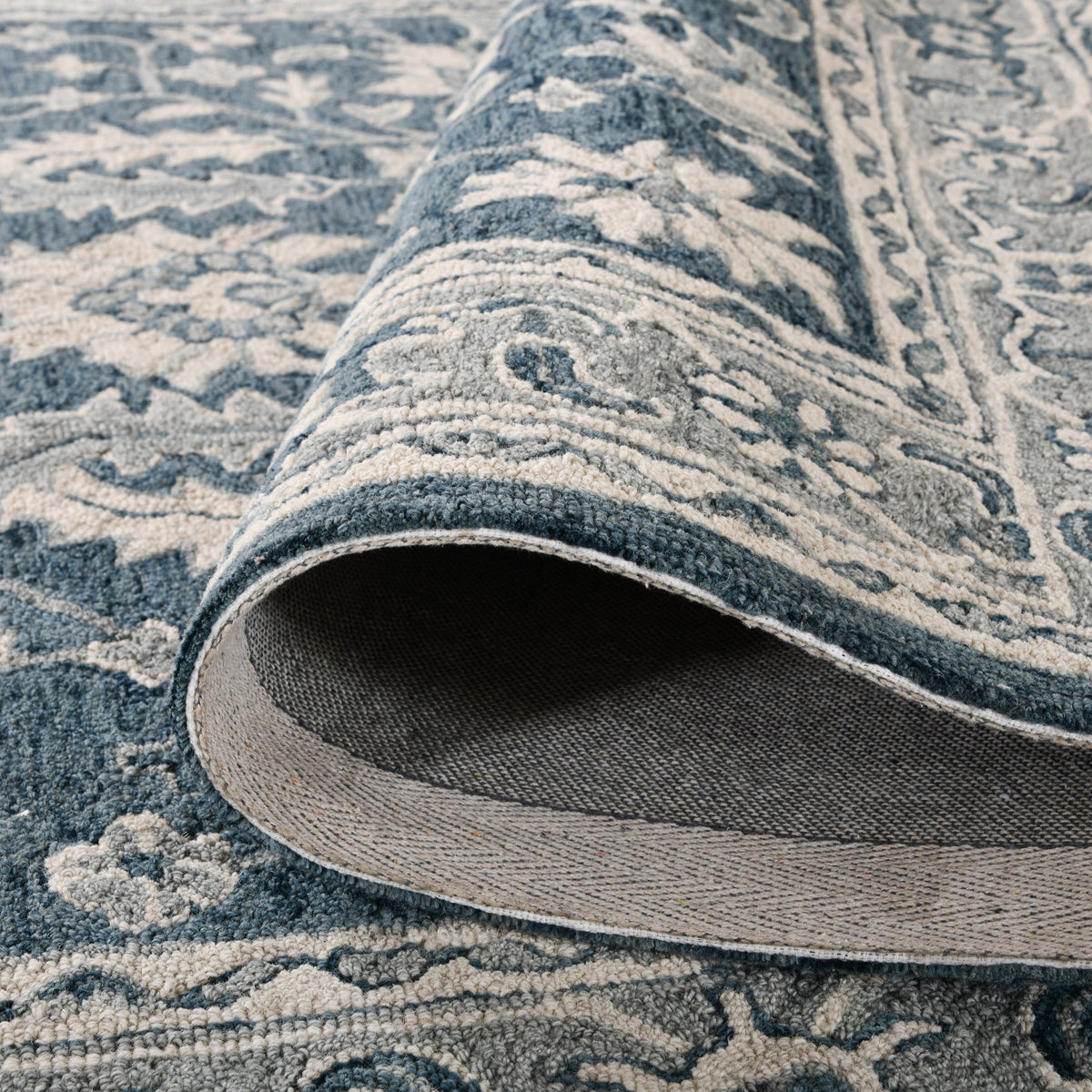Saraswati Global Rug Premium Wool Rug, 8x10 Handmade Area Rug, Anti-Skid & Anti Slip Cotton Backing Carpet , Ideal for Bedroom, Living Room, and Dining Room, Kids Room, Office Saraswati Global