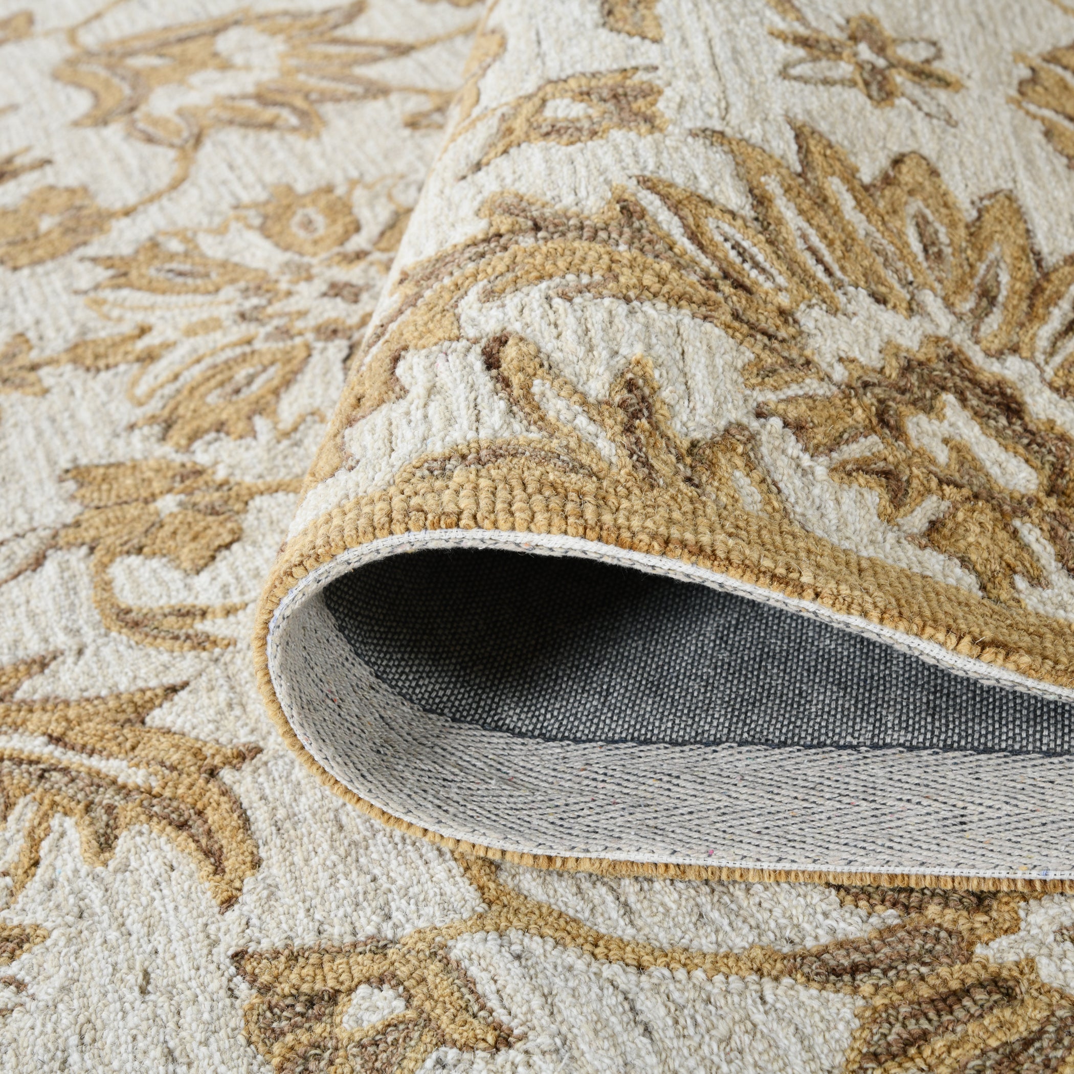 Handmade Indian Premium Wool Rug, comfortable and stylish Rug,8x10 Feet, Anti-Skid & Anti Slip Backing Carpet , Ideal for Bedroom, Living Room, Dining Room, Kids Room, Office, Saraswati Global Rug.