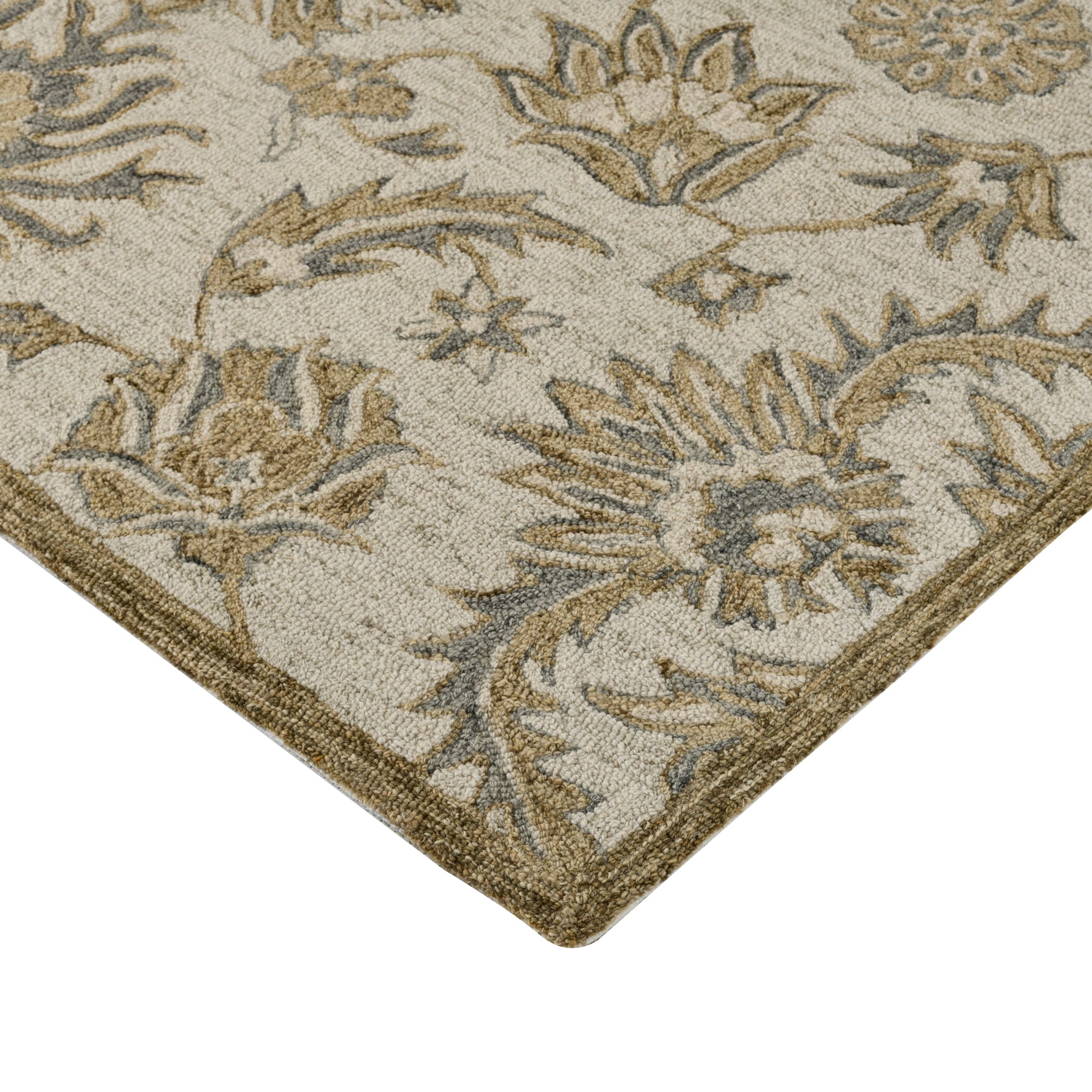 Saraswati Global Rug Handmade Area Rug 5x8 Feet , Premium Wool, Comfortable, Anti-Skid & Anti Slip Backing Carpet , Ideal for Bedroom, Living Room, and Dining Room, Kids Room, Office.