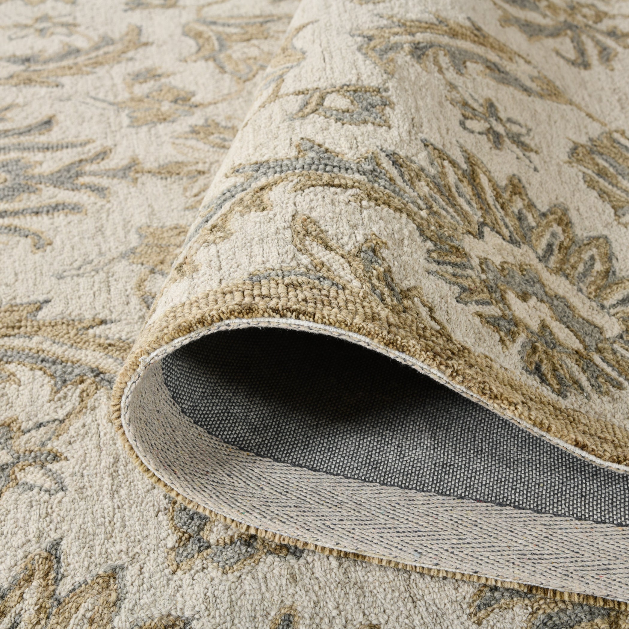 Saraswati Global Rug Handmade Area Rug 5x8 Feet , Premium Wool, Comfortable, Anti-Skid & Anti Slip Backing Carpet , Ideal for Bedroom, Living Room, and Dining Room, Kids Room, Office.