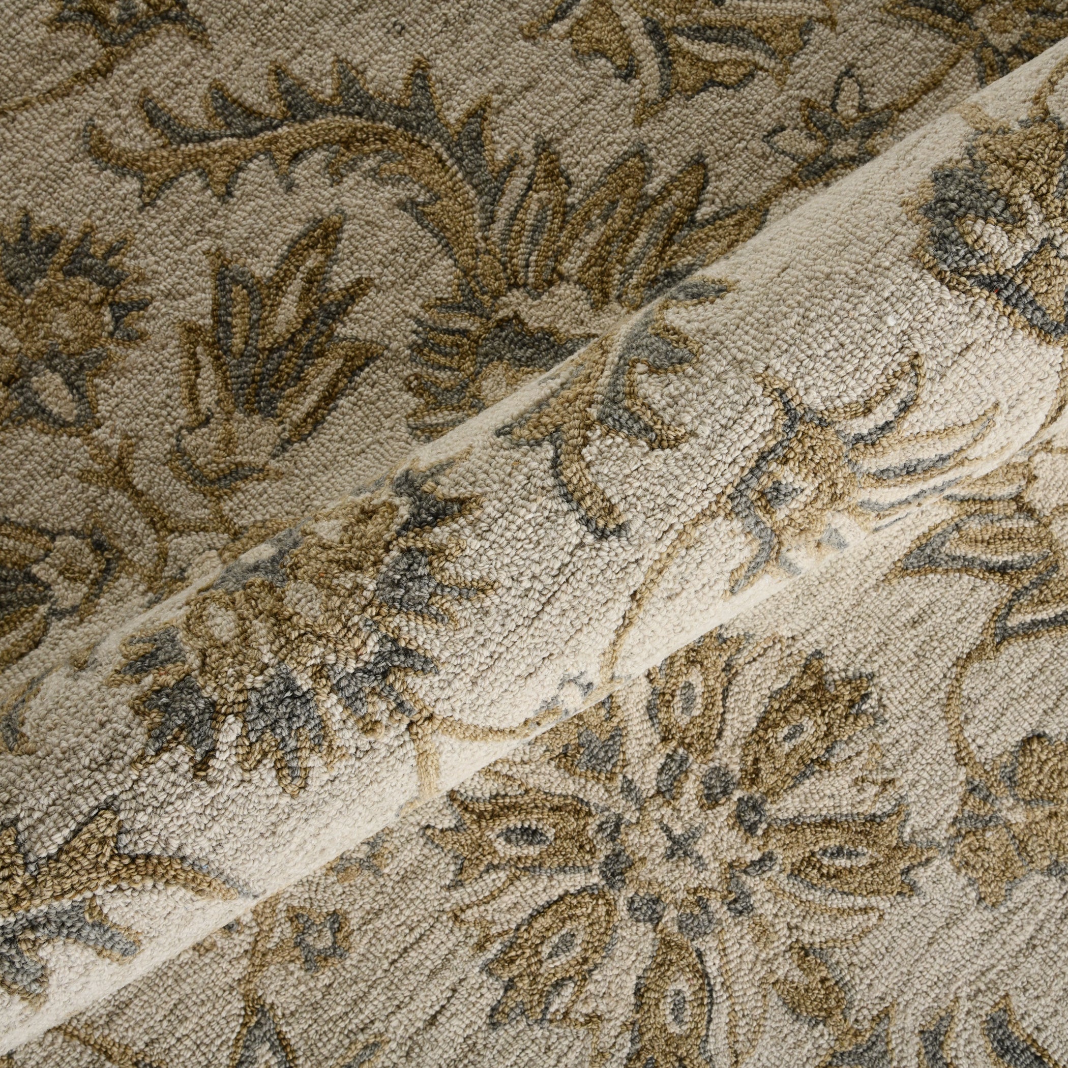 Saraswati Global Rug Luxury Handcrafted Area Rug - 8x10, Premium New Zealand Wool, Anti-Skid & Anti Slip Cotton Backing Carpet , Ideal for Bedroom, Living Room, and Dining Room, Kids Room, Office