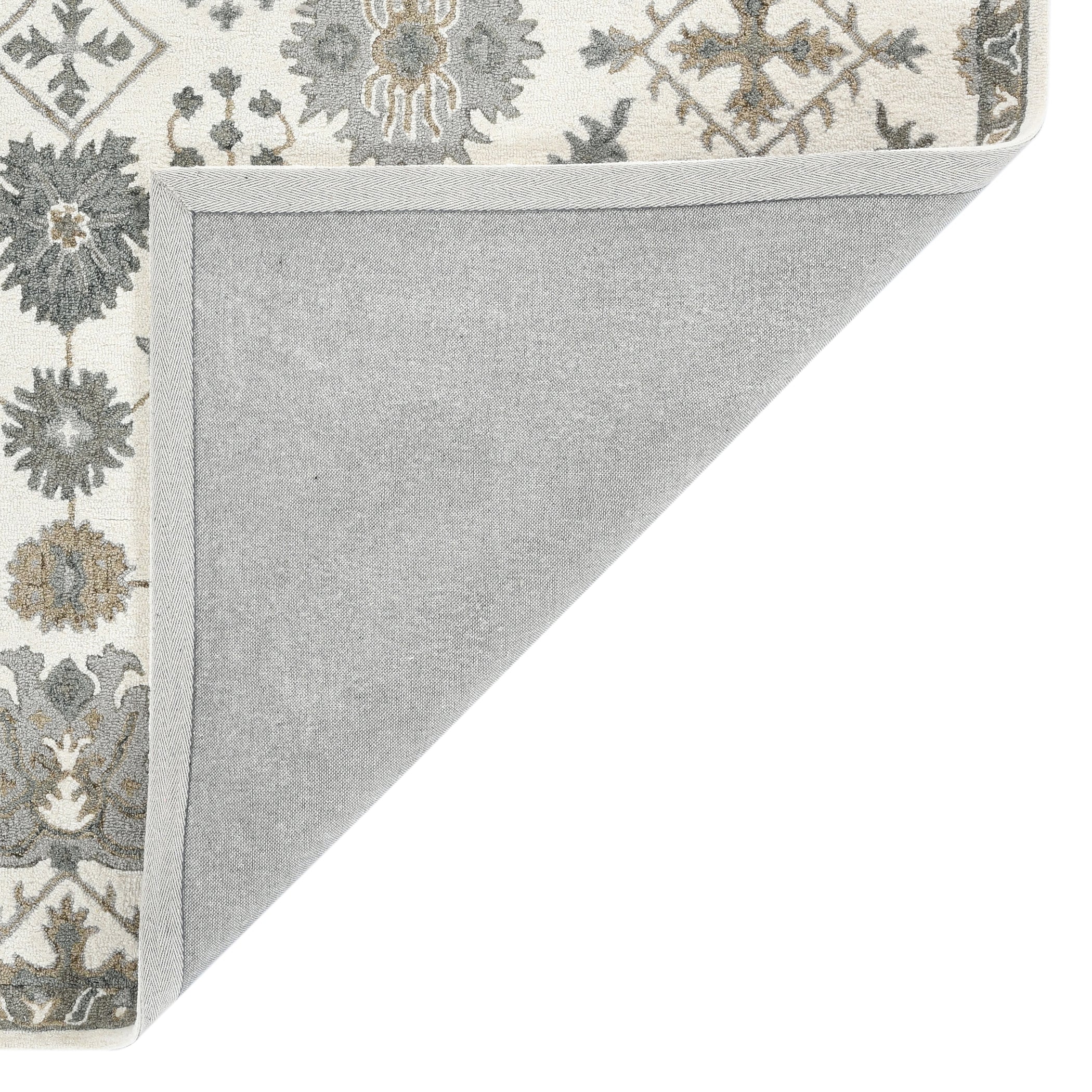 Saraswati Global Rug Handmade Area Rug 4x6 Feet, Premium Wool, Anti-Skid & Anti Slip Backing Carpet , Ideal for Bedroom, Living Room, and Dining Room, Kids Room, Office.