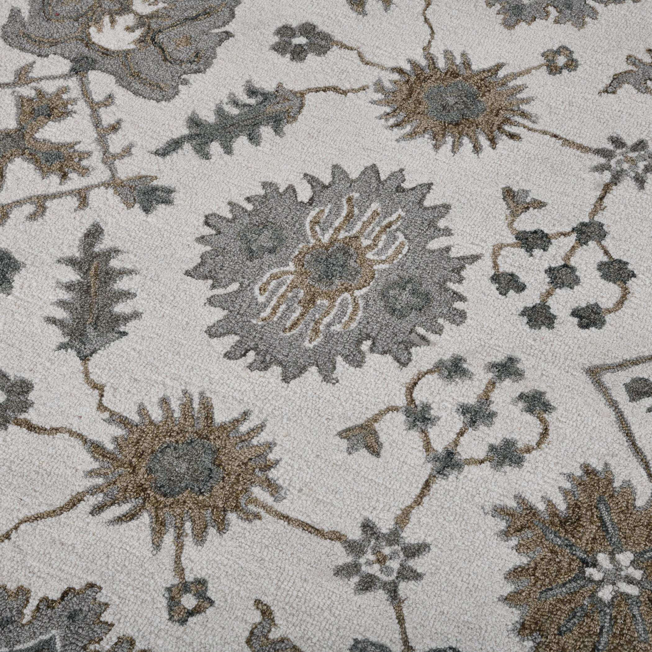 Saraswati Global Rug Handmade Area Rug 5x8 Feet, Premium Wool, Anti-Skid & Anti Slip Backing Carpet , Ideal for Bedroom, Living Room, and Dining Room, Kids Room, Office.