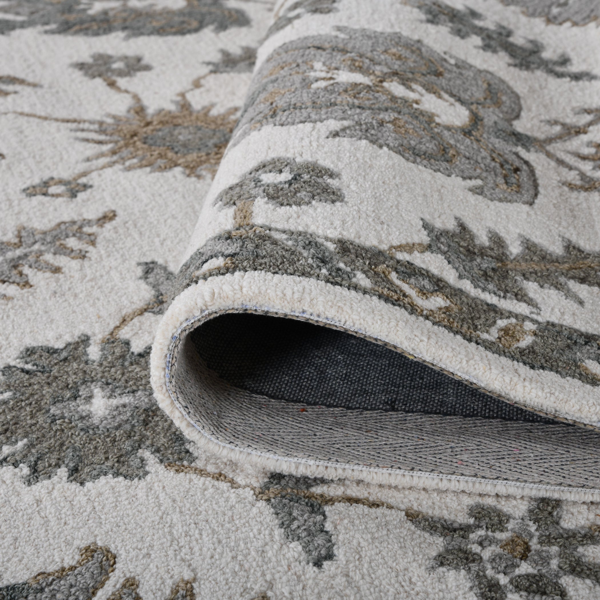 Saraswati Global Rug Handmade Area Rug 5x8 Feet, Premium Wool, Anti-Skid & Anti Slip Backing Carpet , Ideal for Bedroom, Living Room, and Dining Room, Kids Room, Office.