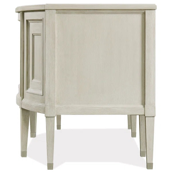Ouch Cart Champagne Finish Executive Desk with Storage and File Drawer OUCH CART