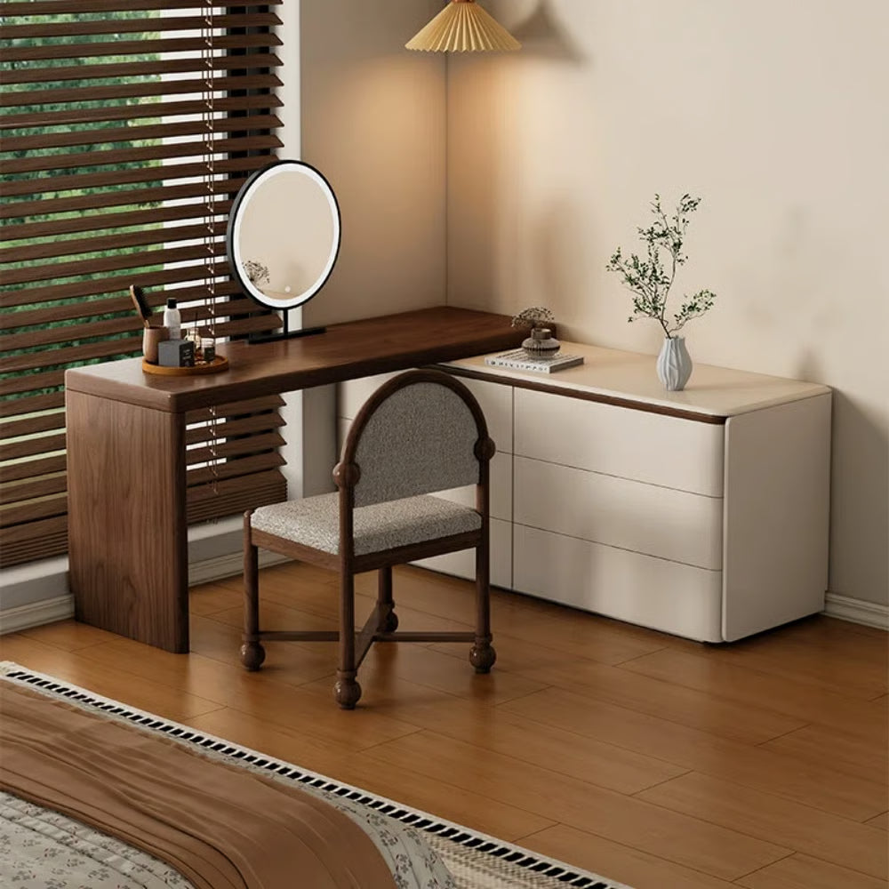 Reigh Wooden Dressing Table –Vanity with Drawers