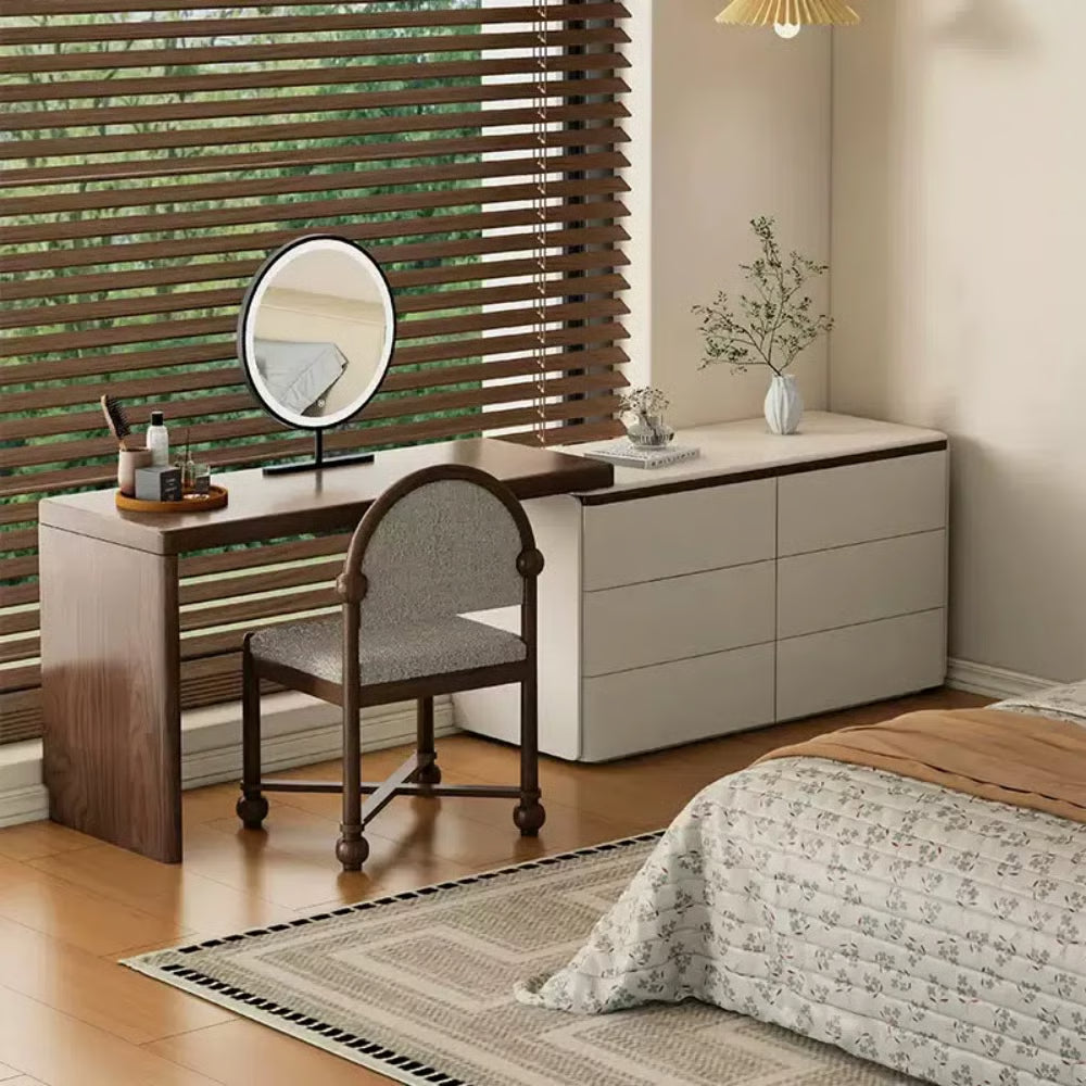 Reigh Wooden Dressing Table –Vanity with Drawers-OUCH CART |Dressing table