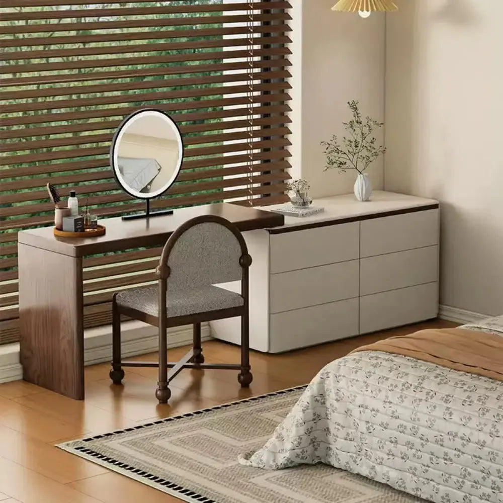 Reigh Wooden Dressing Table –Vanity with Drawers-OUCH CART |Dressing table