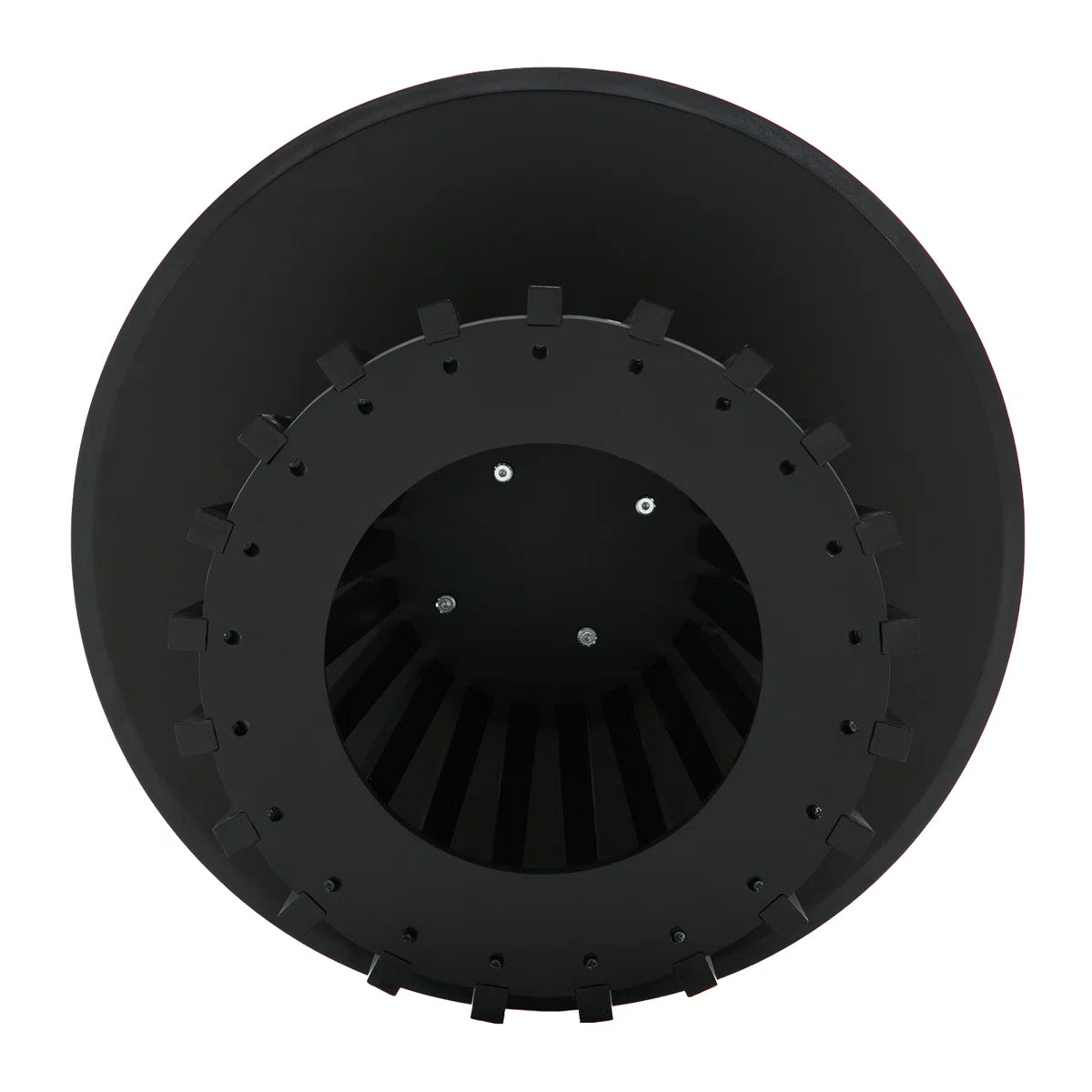 Rilma Solid Wood Base Single Coffee Table, Round Coffee Table for Living Room