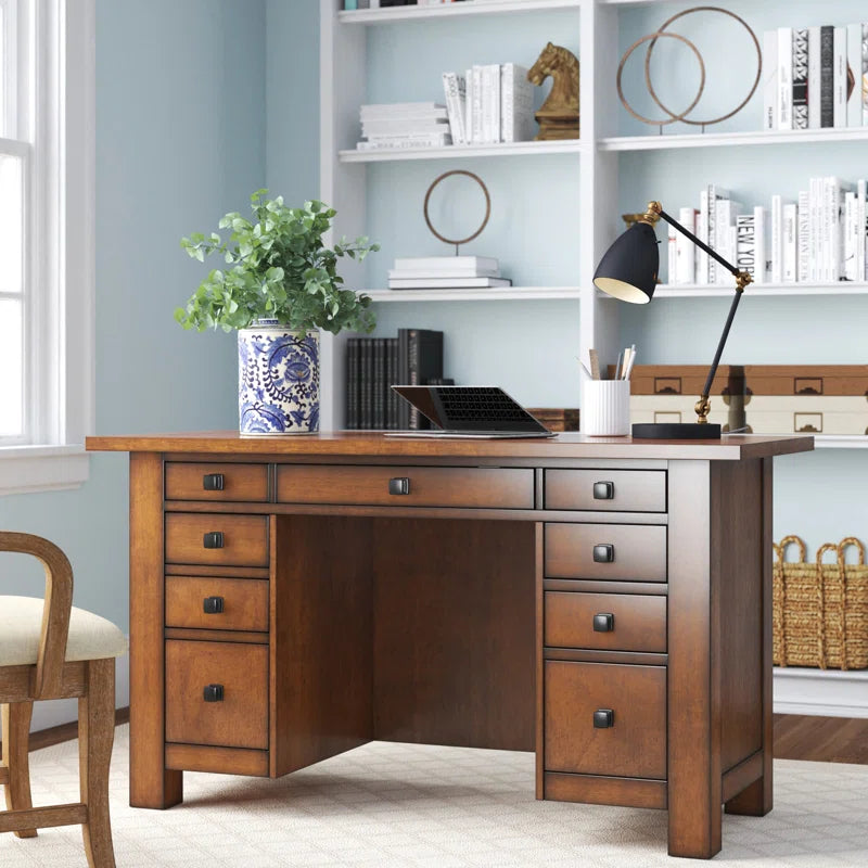 54" Executive Desk with Spacious Surface and Professional Design Ouch Cart