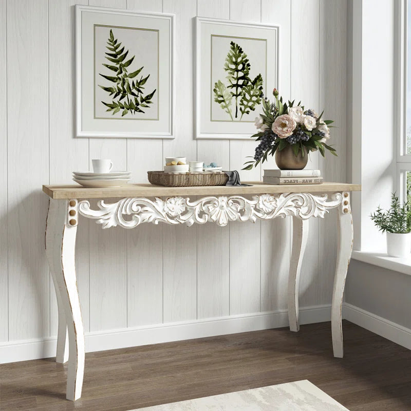 47" Console Table with Stylish Design and Versatile Storage Ouch Cart