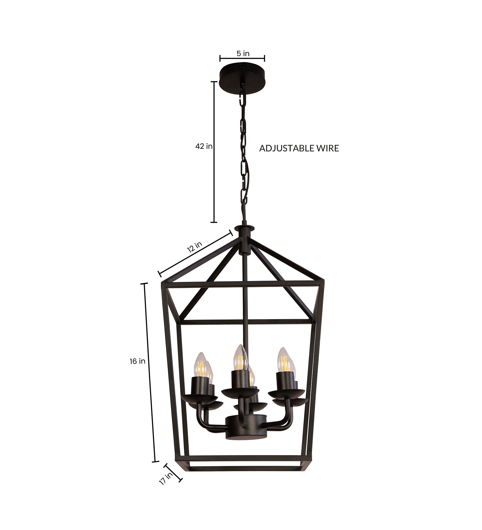 Velsa 6Lt Chandelier By Shoppeefry Shoppeefry