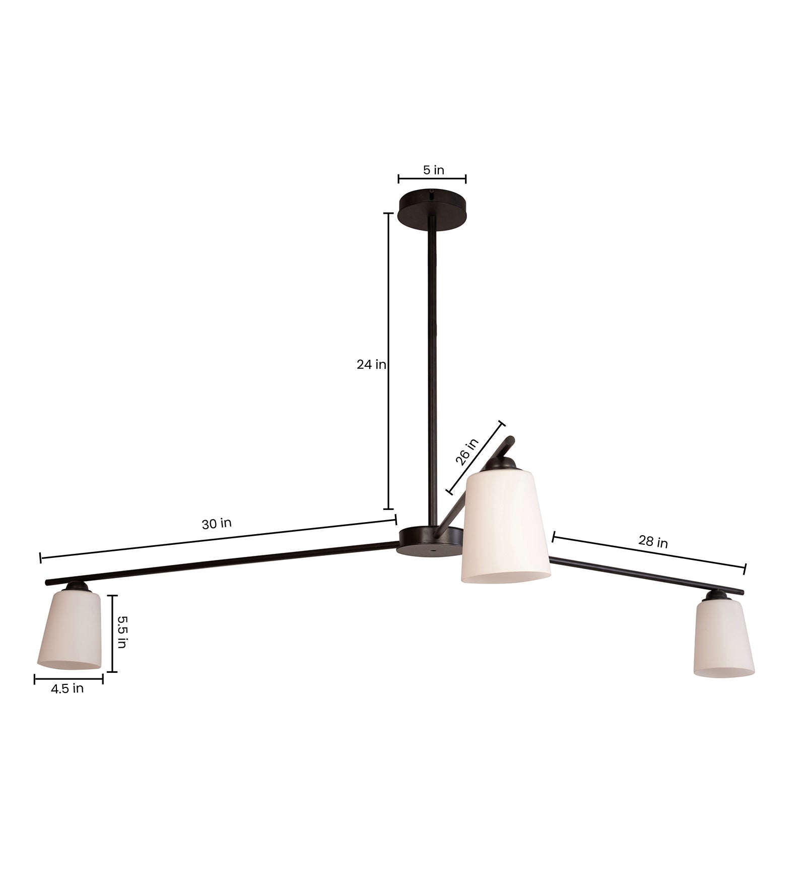 Afralia 3 Arm Chandelier By Shoppeefry Shoppeefry