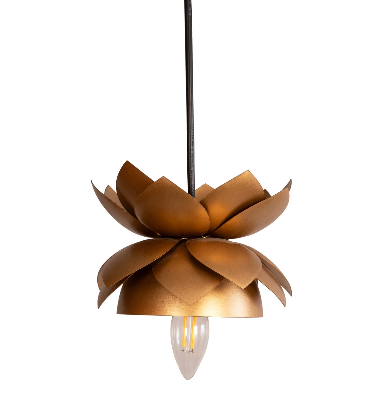 Lotus Pendant Gold Light By Shoppeefry Shoppeefry