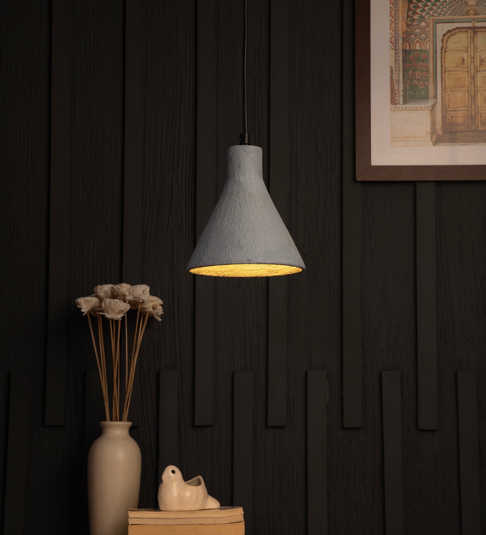 Concrete Pendant Light By Shoppeefry Shoppeefry