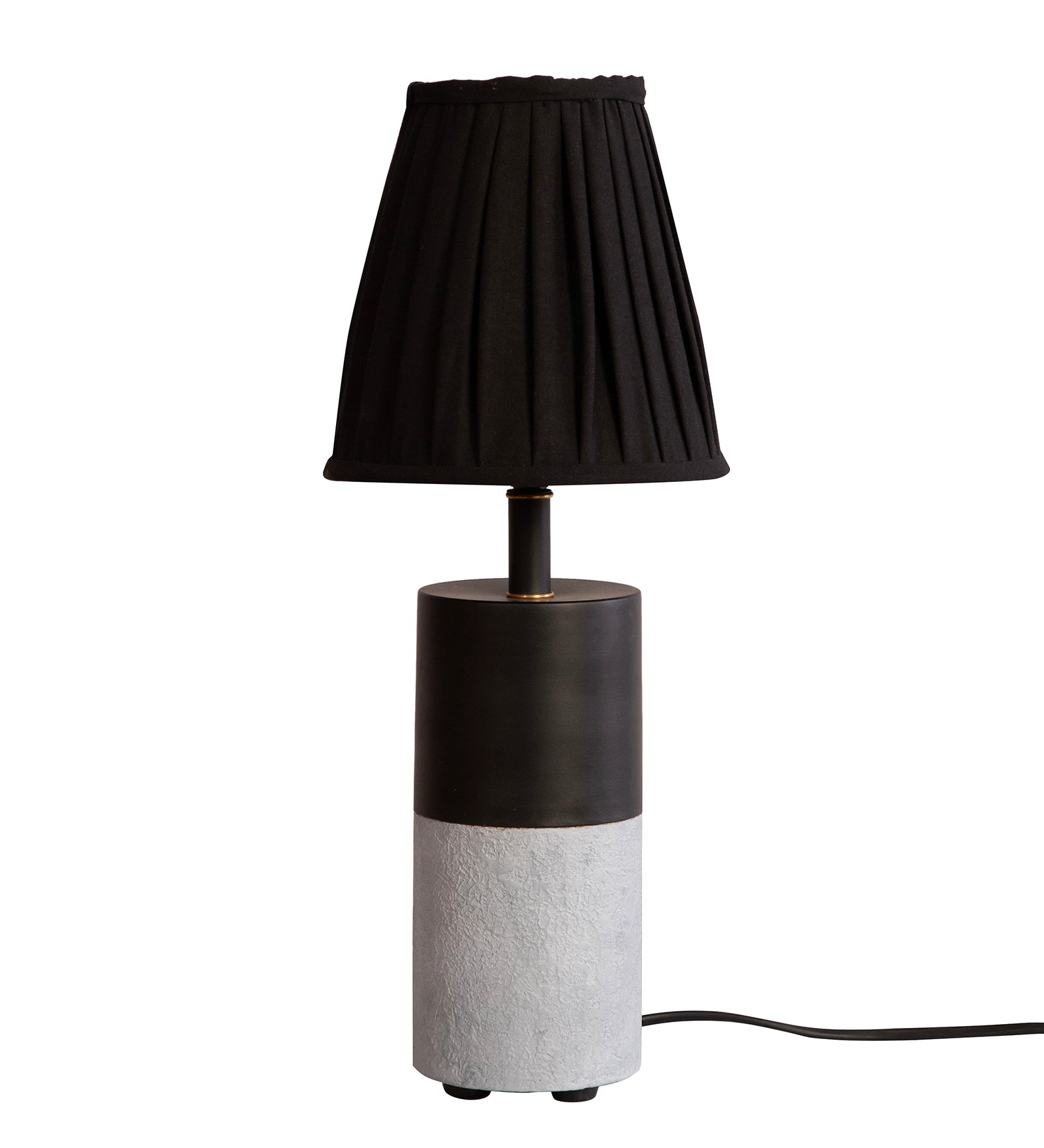 Concrete Drum Table Lamp By Shoppeefry Shoppeefry