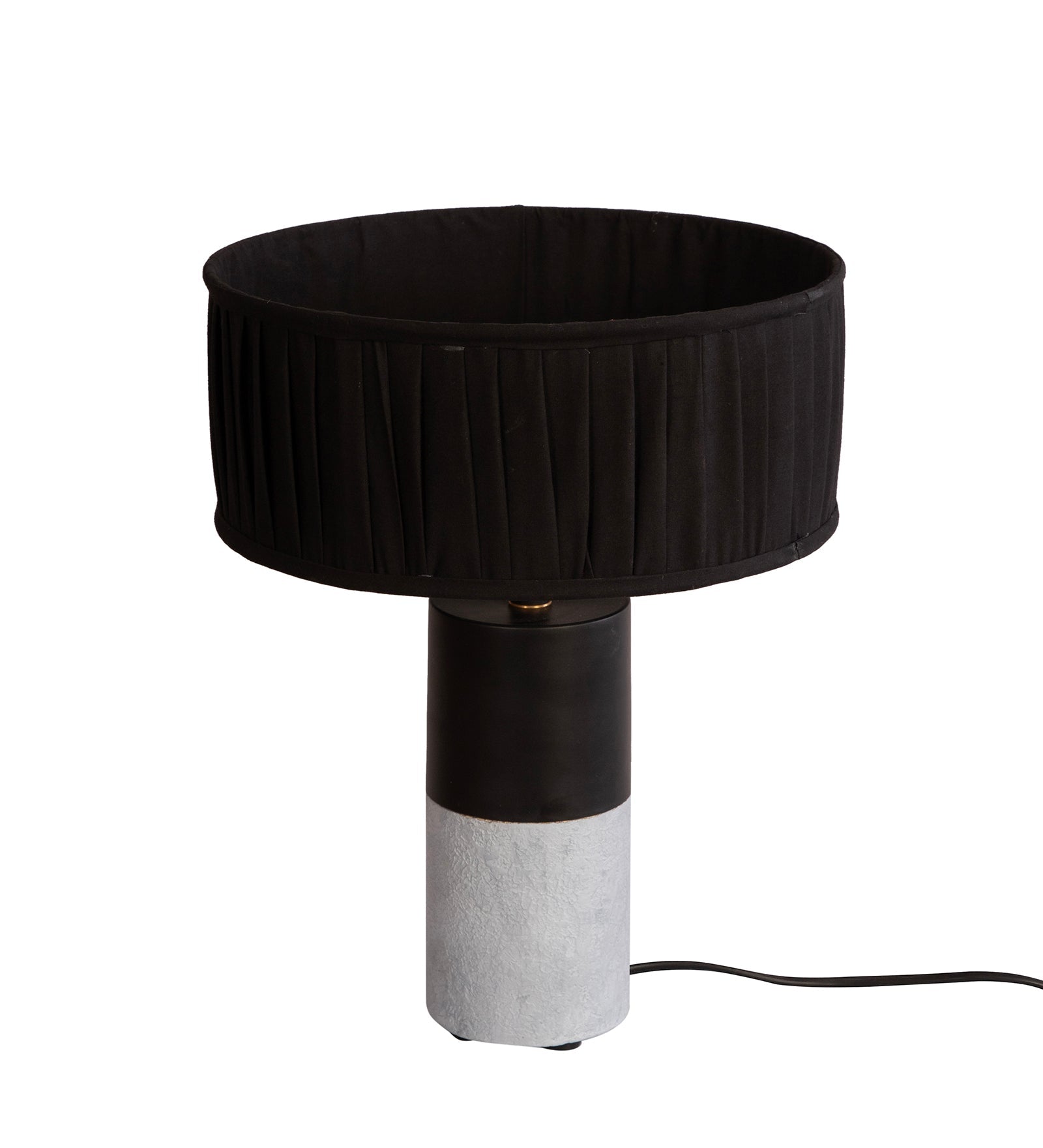 Concrete Drum Table Lamp By Shoppeefry Shoppeefry