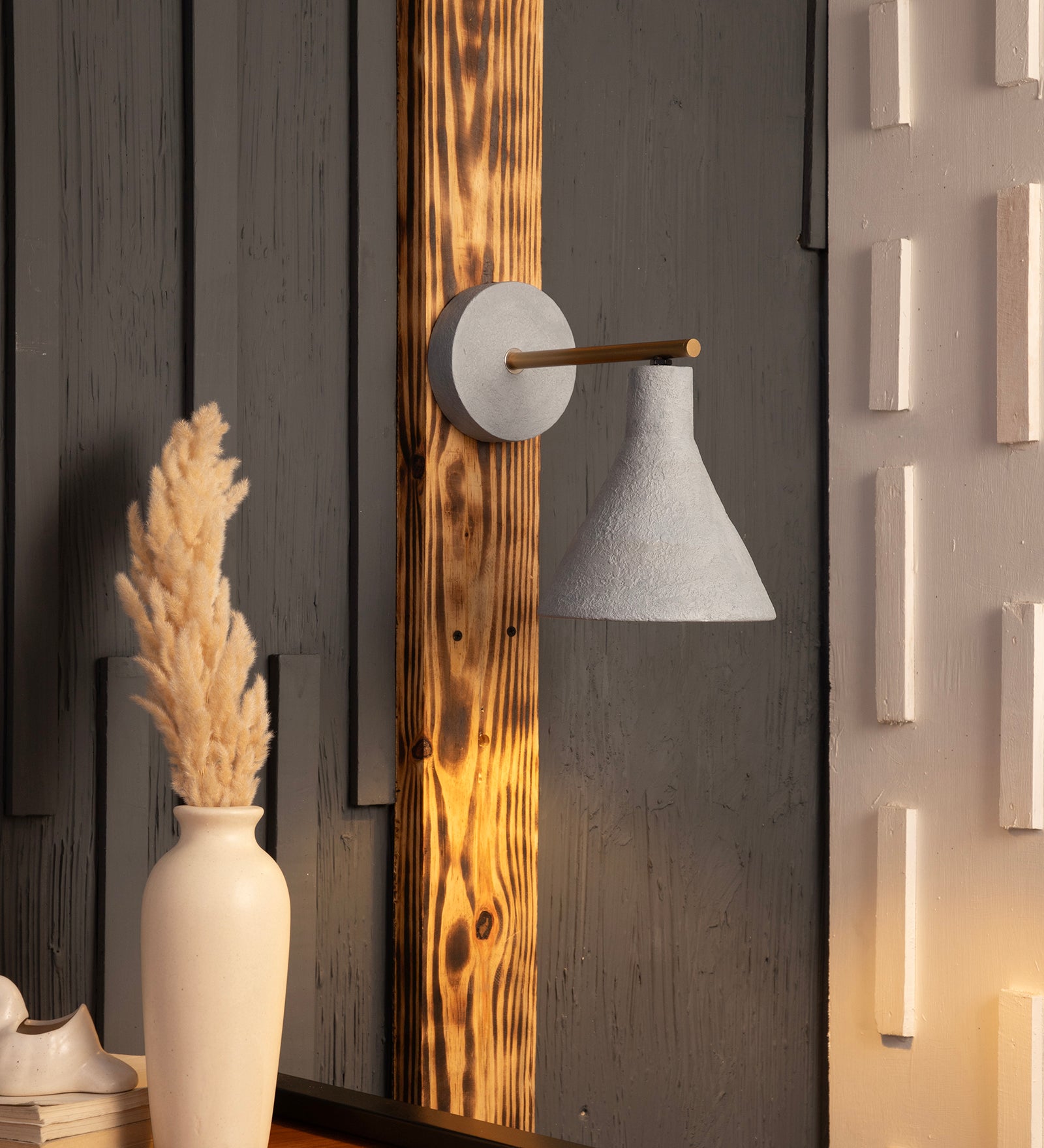 Concrete Wall Sconce By Shoppeefry