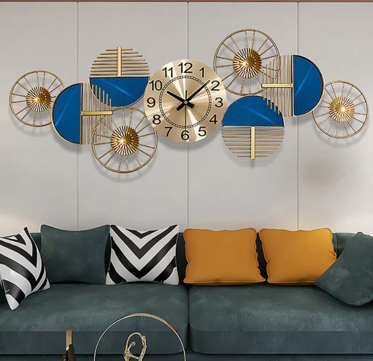 Four Wheels Wallclock 30*10 Inch Dial Size 8Inch NS ENTERPRISES