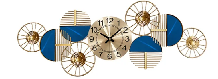 Four Wheels Wallclock 30*10 Inch Dial Size 8Inch NS ENTERPRISES