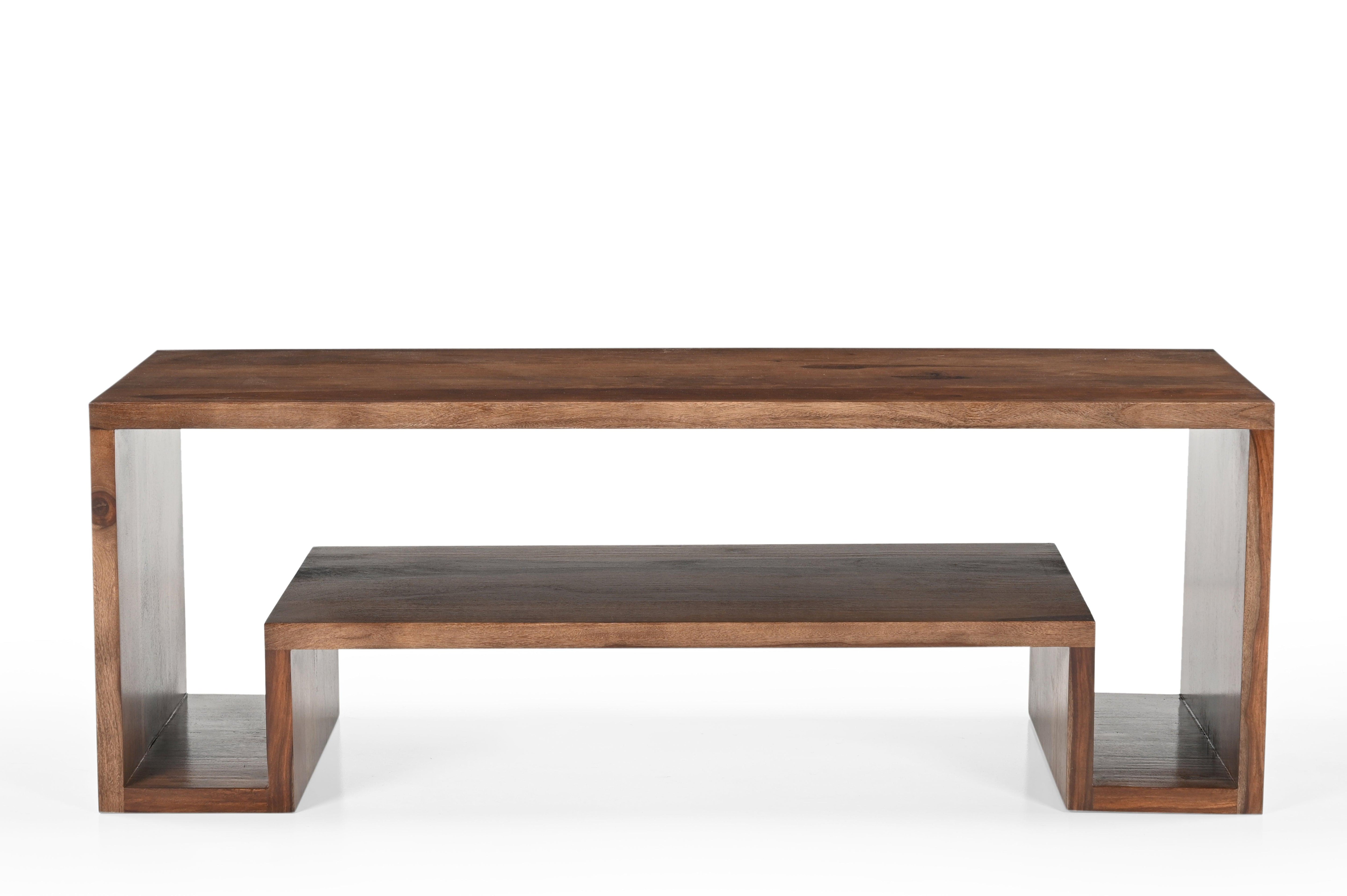 Oblita Sheesham Wood TV unit In Light Walnut