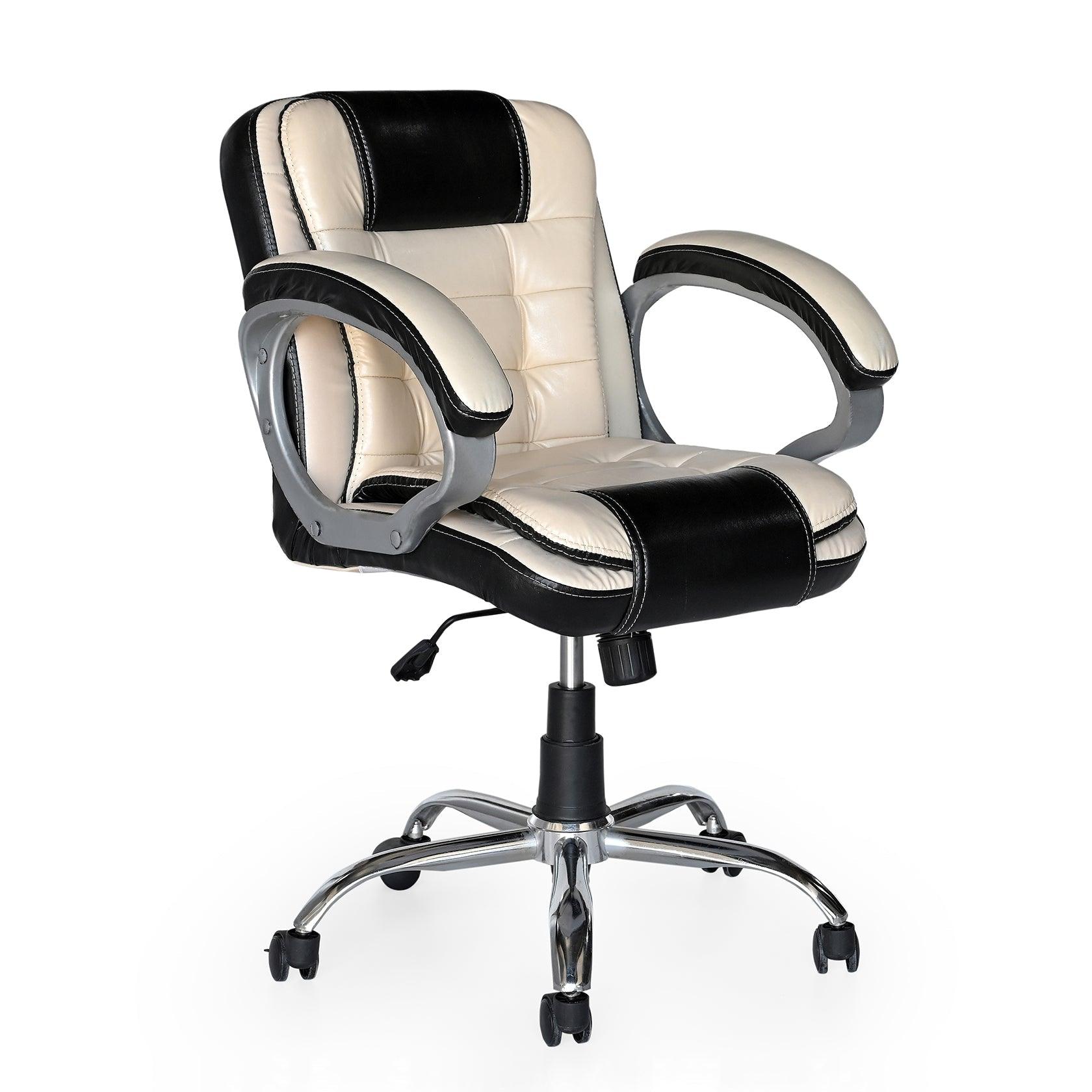 Aero Boss Chair In Beige and Black - Ouch Cart