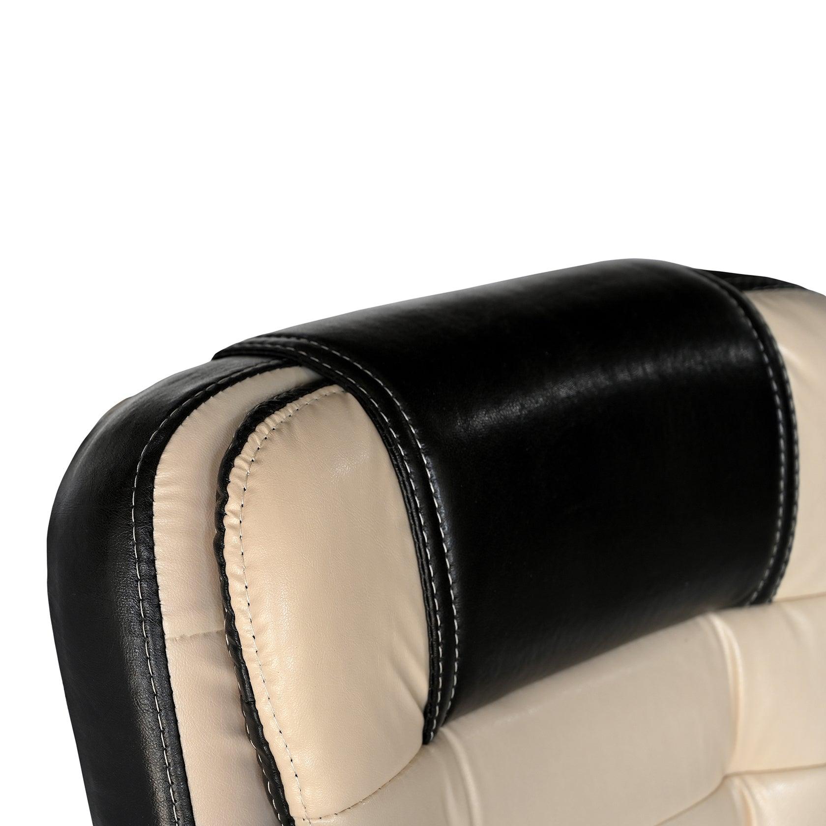 Aero Boss Chair In Beige and Black - Ouch Cart