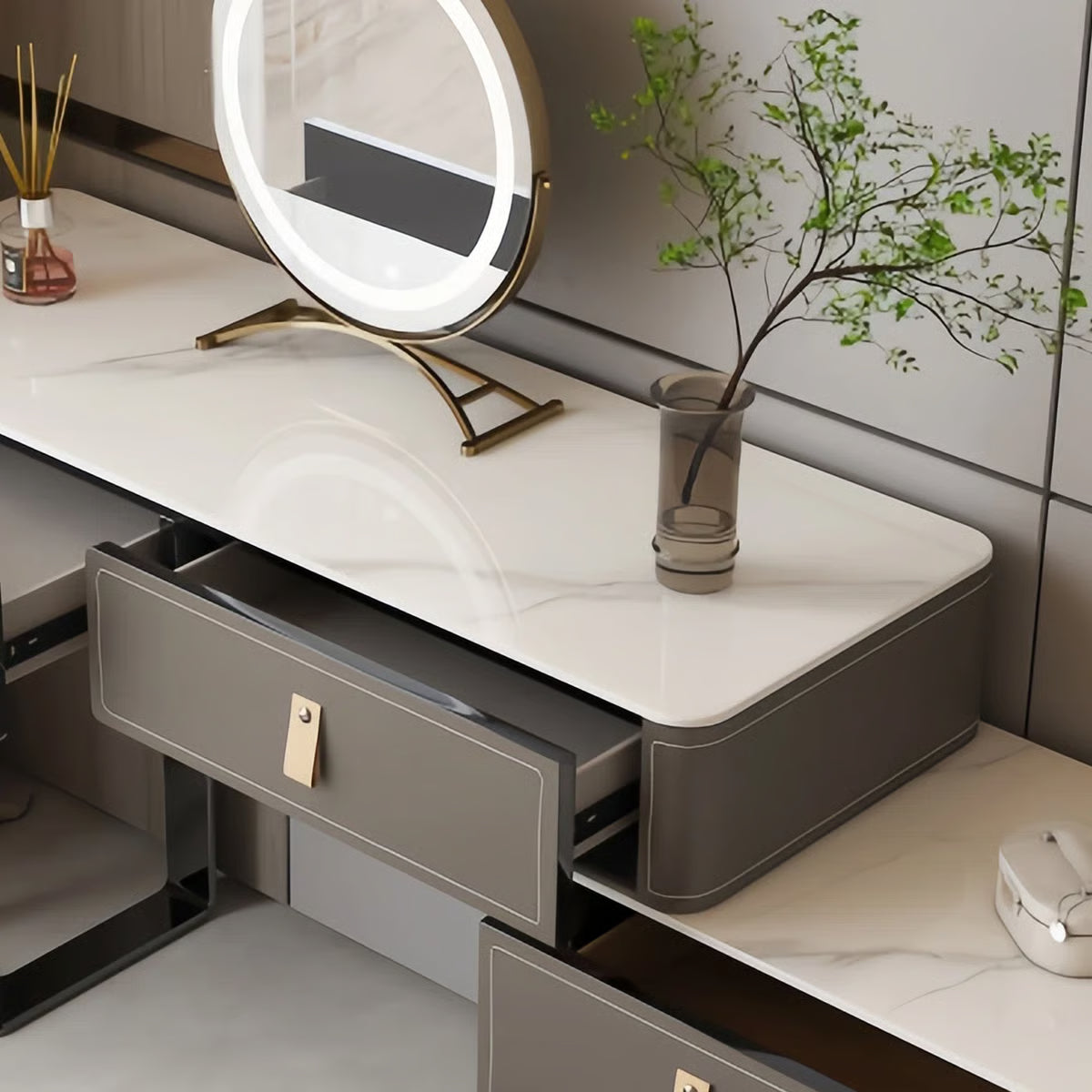 Saimir Vanity Makeup Table – Elegant and Practical Design-OUCH CART |Dressing table