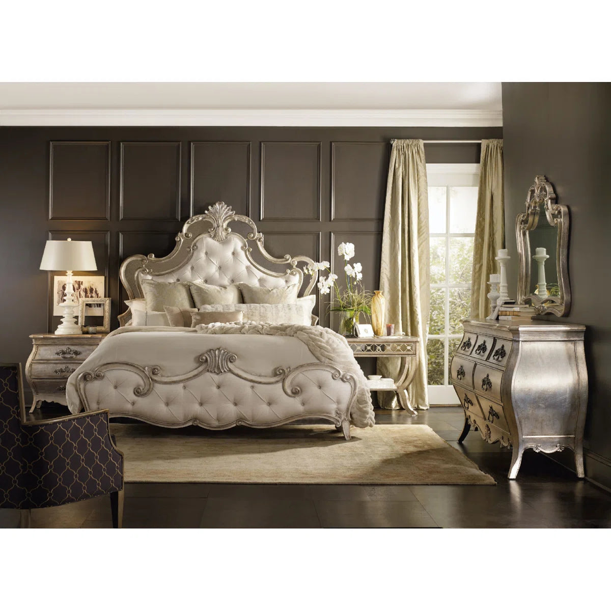 Sanctuary Upholstered Bed OUCH CART