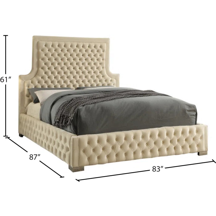 Schroeder Upholstered Platform Bed OUCH CART