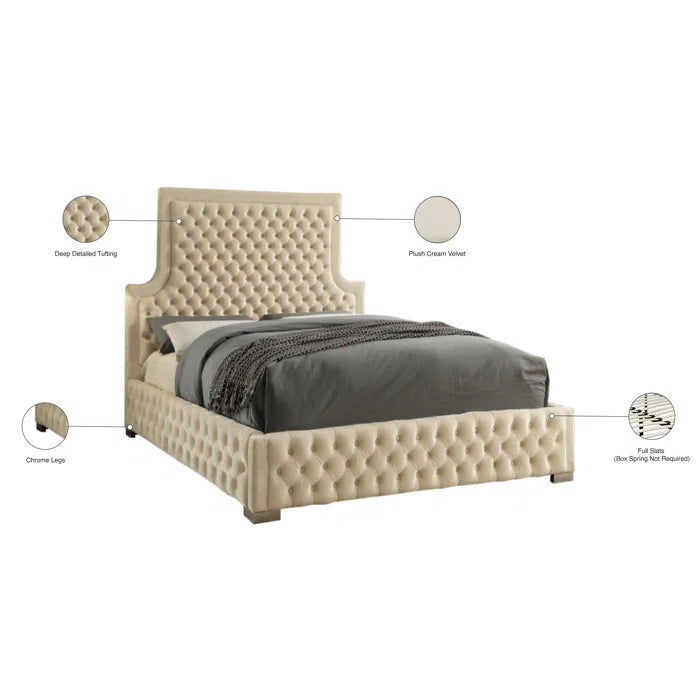Schroeder Upholstered Platform Bed OUCH CART