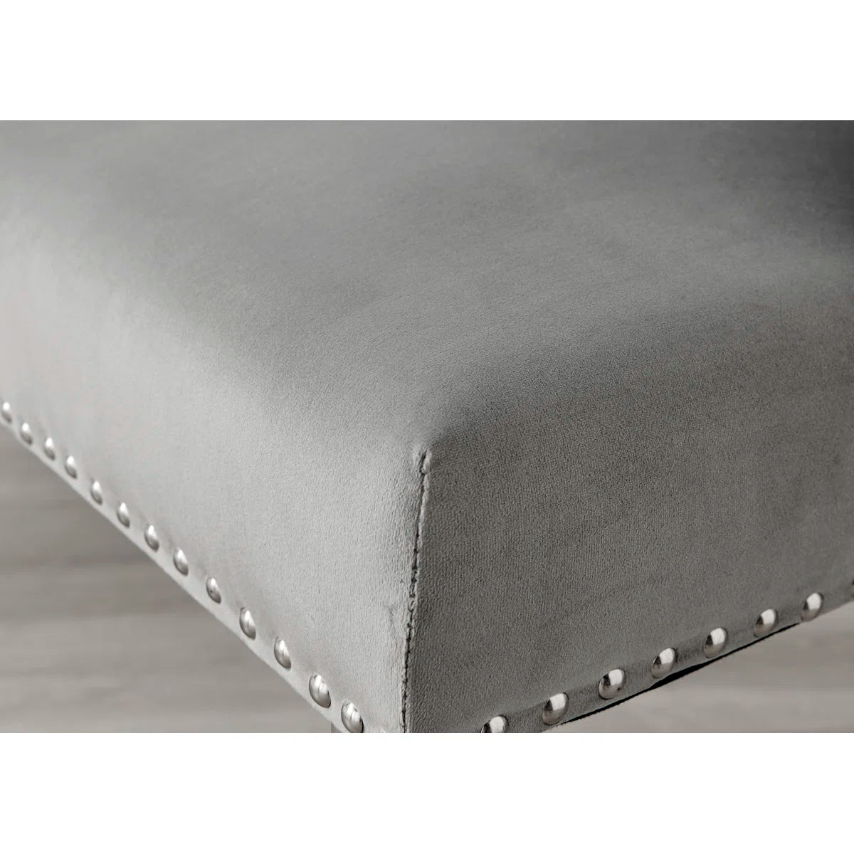 Scottsmoor Halo Dining Table Set in Modern High Gloss with 6 Luxury Velvet Dining Chairs