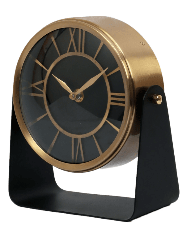 Mitsuki In Gold Table Clock, - Ouch Cart