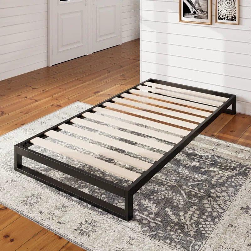 Shanaia Low Profile Metal Bed Frame - Ouch Cart