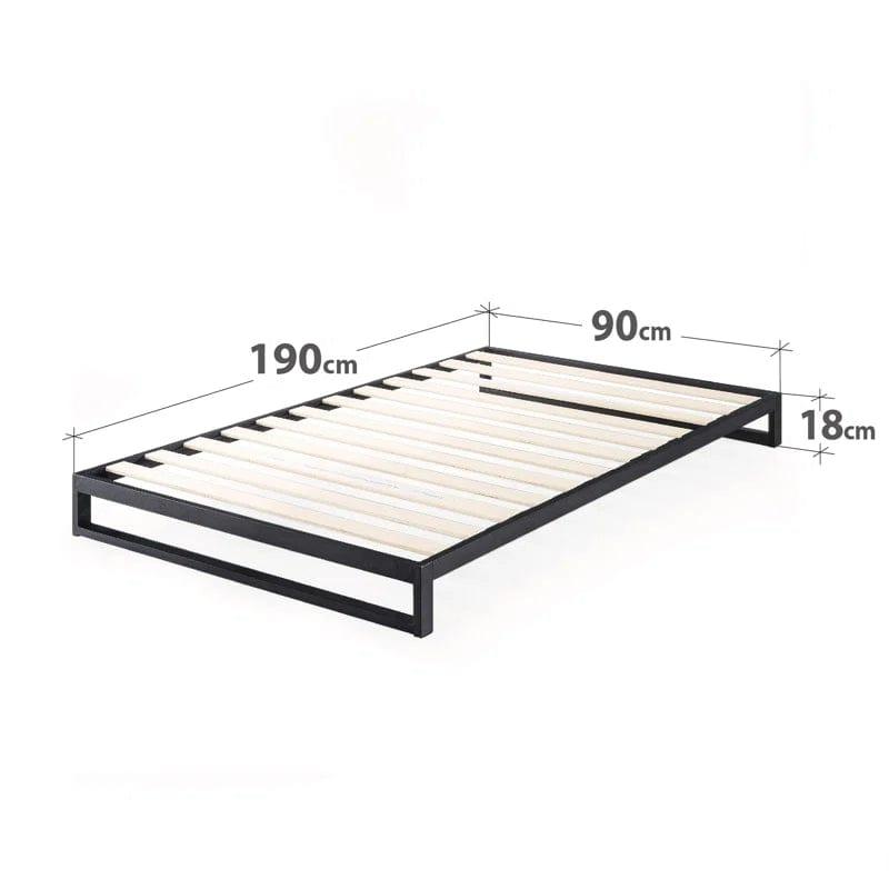 Shanaia Low Profile Metal Bed Frame - Ouch Cart